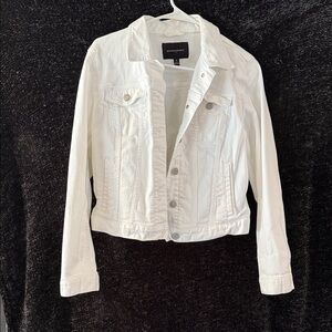 Banana Republic White Denim Jean Jacket - Women's
